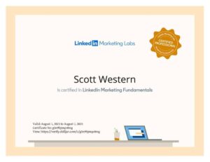 linkedin marketing fundamentals scott western 2