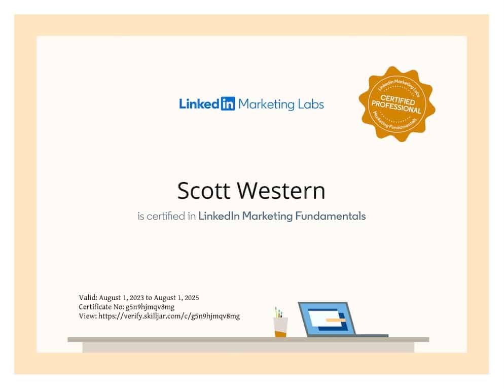 linkedin marketing fundamentals scott western 2