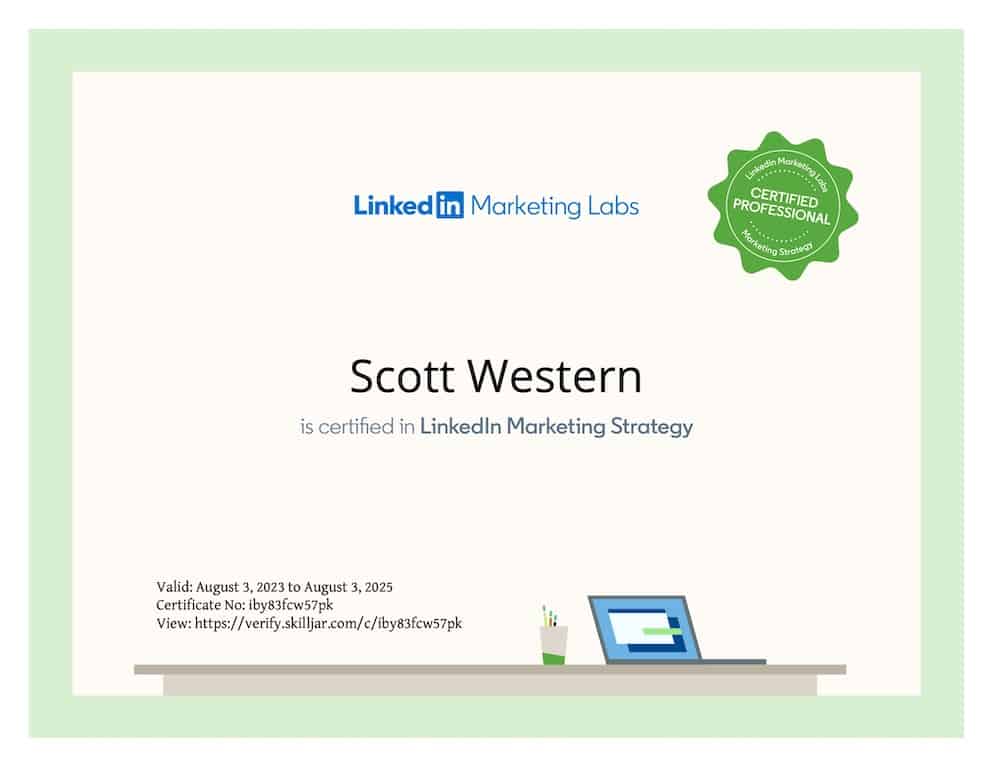 linkedin marketing strategy scott western 2